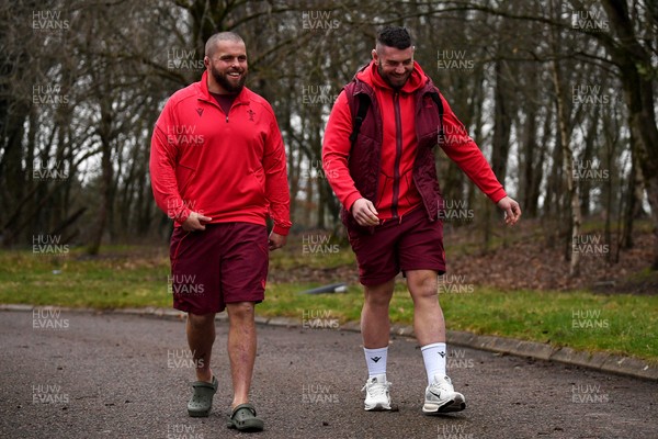260126 - Wales Rugby First Day in Camp - Nicky Smith and Gareth Thomas
