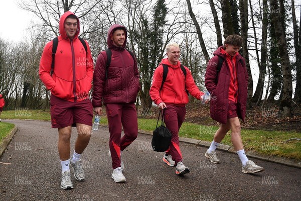 260126 - Wales Rugby First Day in Camp - Wales players arrive in camp