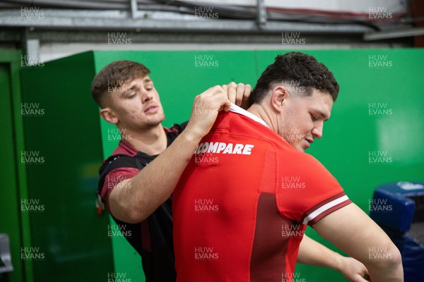 220124 - Wales Rugby Senior Mens Headshots - Alex Mann and James Botham