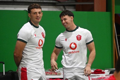 261026 - First Day Of Wales Camp BTS - Louie Hennessey and Tom Rogers