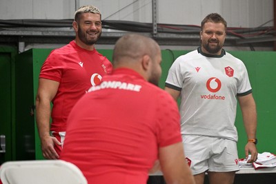 261026 - First Day Of Wales Camp BTS - Gareth Thomas and Tomas Francis