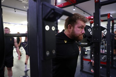 080725 - Wales Rugby Gym Session in the final week of their tour to Japan - Garyn Phillips