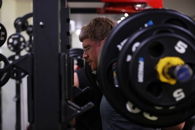 080725 - Wales Rugby Gym Session in the final week of their tour to Japan - Aaron Wainwright
