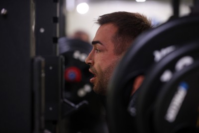 080725 - Wales Rugby Gym Session in the final week of their tour to Japan - Liam Belcher