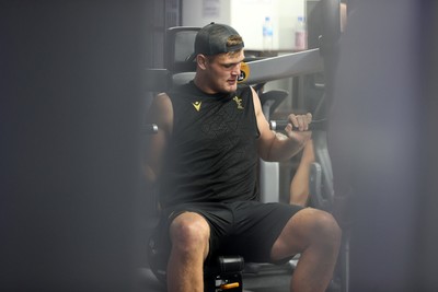 080725 - Wales Rugby Gym Session in the final week of their tour to Japan - Taine Plumtree