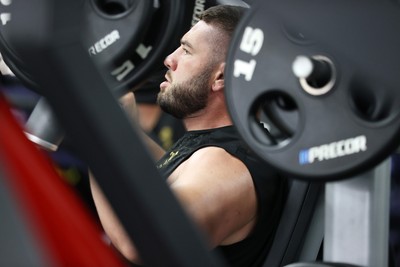 080725 - Wales Rugby Gym Session in the final week of their tour to Japan - Gareth Thomas