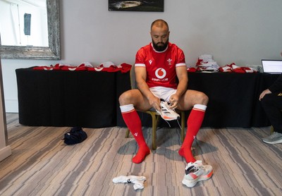 090625 - Wales Rugby Squad Portraits - Behind the Scenes - Josh Macleod