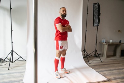 090625 - Wales Rugby Squad Portraits - Behind the Scenes - Josh Macleod