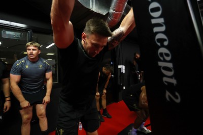 230625 - Wales Rugby Training in the heat chamber - Josh Adams during training