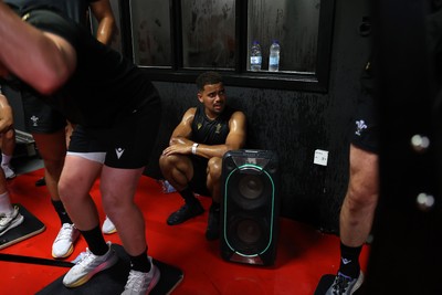 230625 - Wales Rugby Training in the heat chamber - Ben Thomas during training