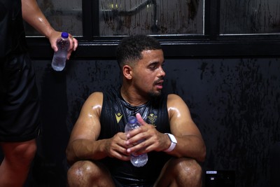 230625 - Wales Rugby Training in the heat chamber - Ben Thomas during training