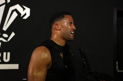 230625 - Wales Rugby Training in the heat chamber - Keelan Giles during training
