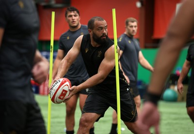 230625 - Wales Rugby Training in the heat chamber - Josh Macleod during training