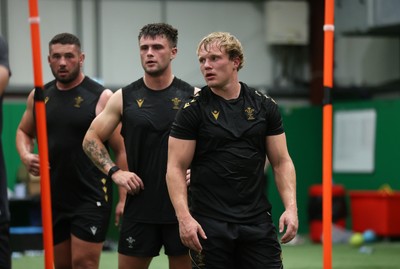 230625 - Wales Rugby Training in the heat chamber - Blair Murray during training