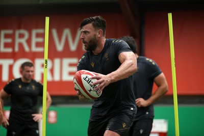 230625 - Wales Rugby Training in the heat chamber - Johnny Williams during training