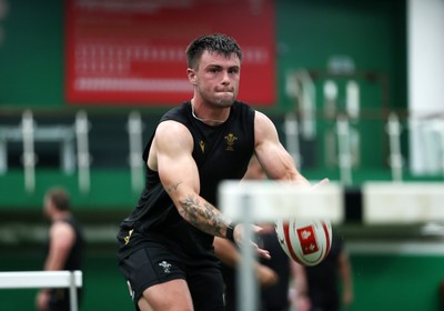 230625 - Wales Rugby Training in the heat chamber - Joe Roberts during training