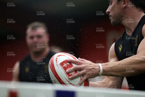 230625 - Wales Rugby Training in the heat chamber - Rhodri Williams during training