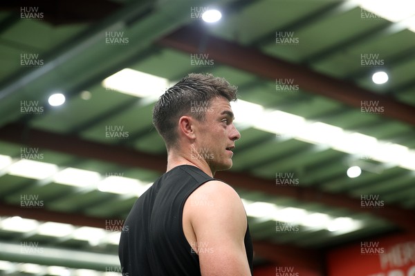 230625 - Wales Rugby Training in the heat chamber - Reuben Morgan-Williams during training
