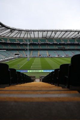 060226 - Wales Rugby kicking session at Twickenham ahead of their first Six Nations game against England - General View