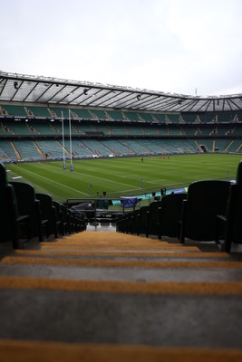 060226 - Wales Rugby kicking session at Twickenham ahead of their first Six Nations game against England - General View