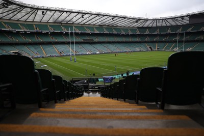 060226 - Wales Rugby kicking session at Twickenham ahead of their first Six Nations game against England - General View