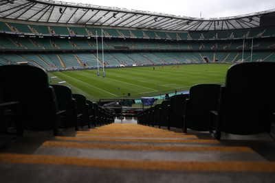 060226 - Wales Rugby kicking session at Twickenham ahead of their first Six Nations game against England - General View