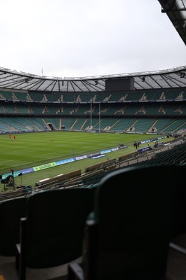 060226 - Wales Rugby kicking session at Twickenham ahead of their first Six Nations game against England - General View