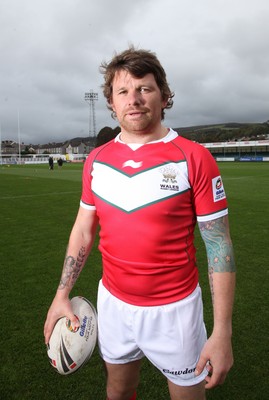21.10.11 - Wales Rugby League -  Lee Briers, Wales Rugby League Captain, who will lead his team out against Ireland at The Gnoll 