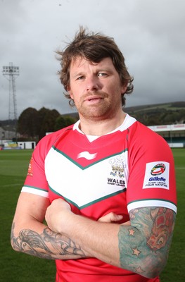 21.10.11 - Wales Rugby League -  Lee Briers, Wales Rugby League Captain, who will lead his team out against Ireland at The Gnoll 