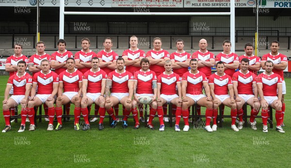 21.10.11 - Wales Rugby League -  The Wales Rugby League squad line-up for their Squad photograph 