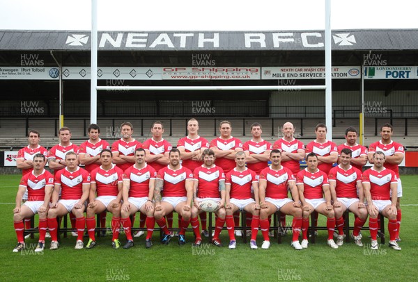 21.10.11 - Wales Rugby League -  The Wales Rugby League squad line-up for their Squad photograph 