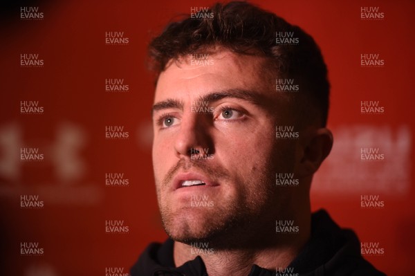 011118 - Wales Rugby Media Interviews - Luke Morgan during media interviews