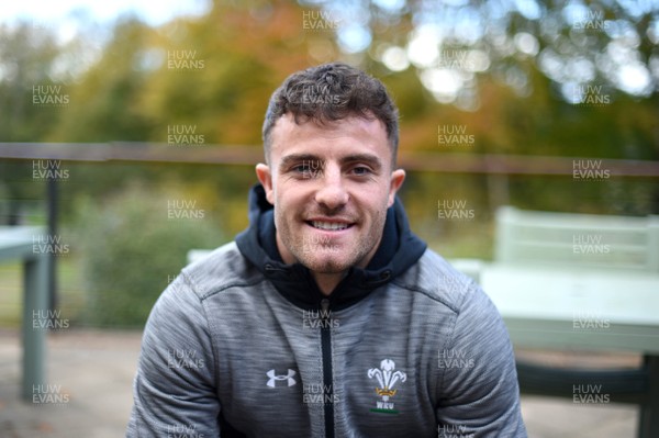 011118 - Wales Rugby Media Interviews - Luke Morgan during media interviews