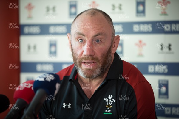 020216 - Wales Rugby press conference - Wales assistant coach Robin McBryde during press conference ahead of the Six Nations Match against Ireland