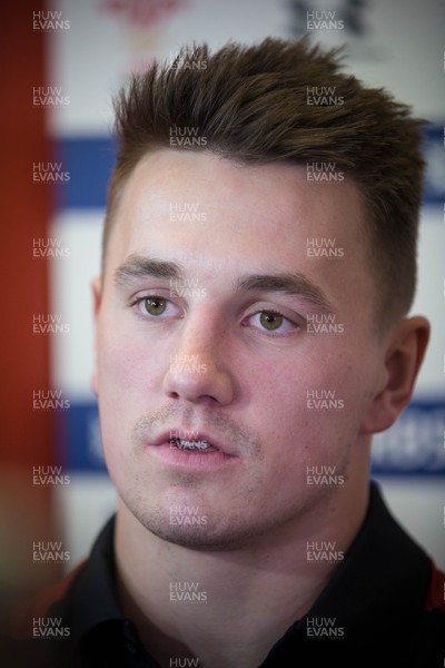 020216 - Wales Rugby press conference - Wales' Jonathan Davies gives media interviews ahead of the Six Nations Match against Ireland