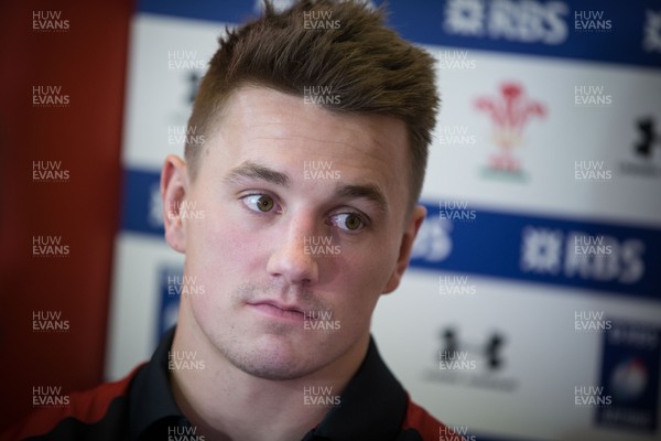 020216 - Wales Rugby press conference - Wales' Jonathan Davies gives media interviews ahead of the Six Nations Match against Ireland