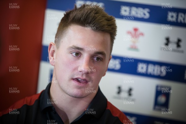 020216 - Wales Rugby press conference - Wales' Jonathan Davies gives media interviews ahead of the Six Nations Match against Ireland