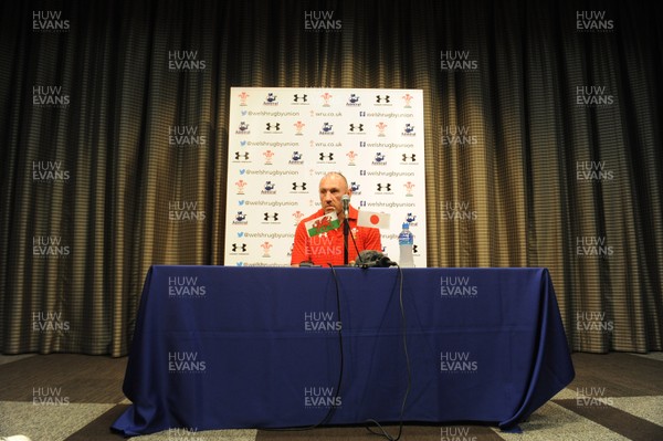 020613 - Wales Rugby Media Interviews -Robin McBryde talks to reporters