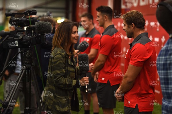 020919 - Wales Rugby World Cup Media Interviews - Leigh Halfpenny talks to media