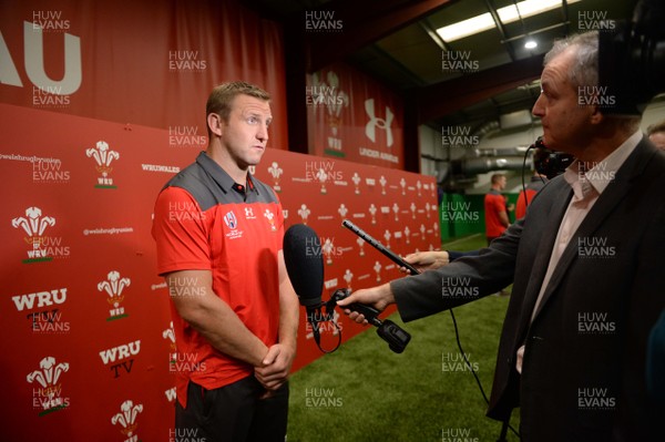 020919 - Wales Rugby World Cup Media Interviews - Hadleigh Parkes talks to media