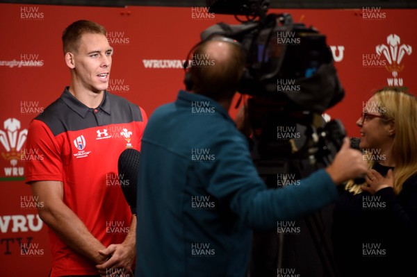 020919 - Wales Rugby World Cup Media Interviews - Liam Williams talks to media