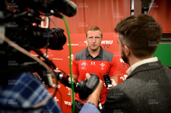 020919 - Wales Rugby World Cup Media Interviews - Hadleigh Parkes talks to media