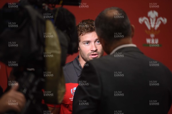 020919 - Wales Rugby World Cup Media Interviews - Leigh Halfpenny talks to media