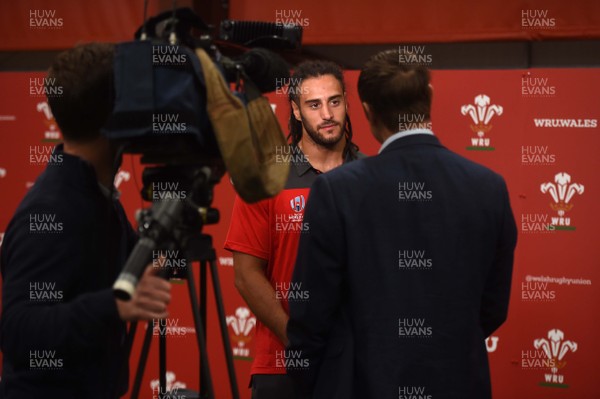 020919 - Wales Rugby World Cup Media Interviews - Josh Navidi talks to media
