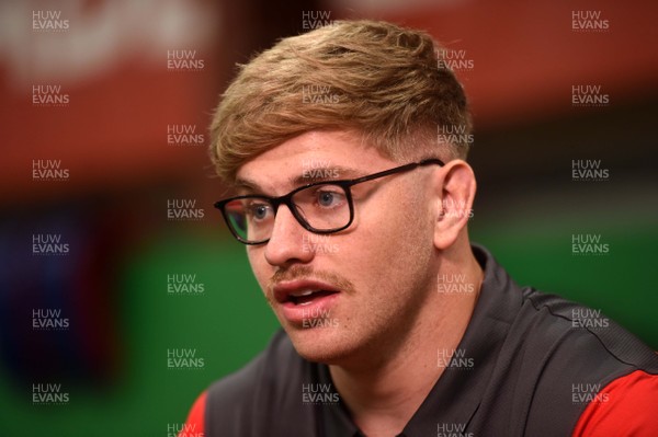 020919 - Wales Rugby World Cup Media Interviews - Aaron Wainwright talks to media