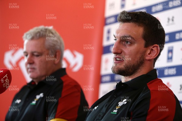 030216 - Wales Rugby Media Interviews - Warren Gatland and Sam Warburton talk to the media