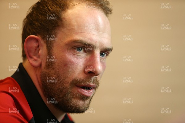 030216 - Wales Rugby Media Interviews - Alun Wyn Jones talks to the media