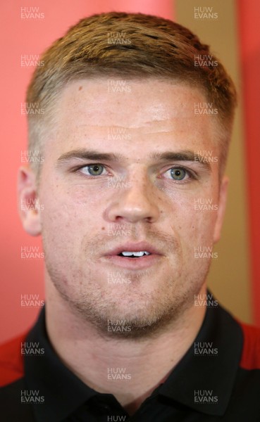 030216 - Wales Rugby Media Interviews - Gareth Anscombe talks to the media