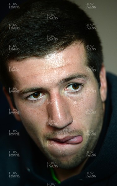 030815 - Wales Rugby Media Interviews -Justin Tipuric talks to media