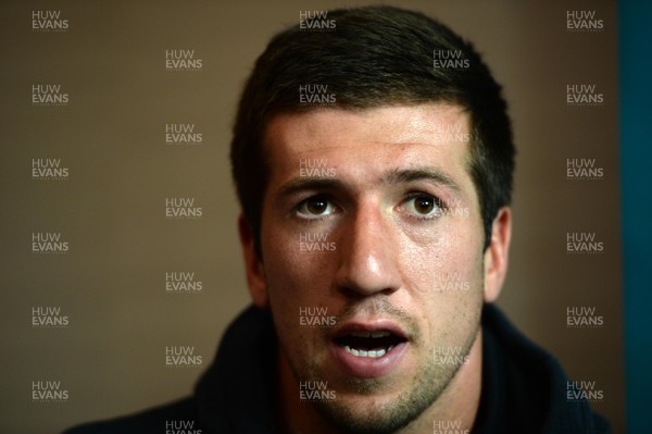 030815 - Wales Rugby Media Interviews -Justin Tipuric talks to media